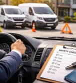 management transportasi perusahaan dengan penerapan safety driving dan pemeriksaan kendaraan operasional